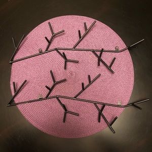 Necklace/Bracelet/Ring holders, solid black